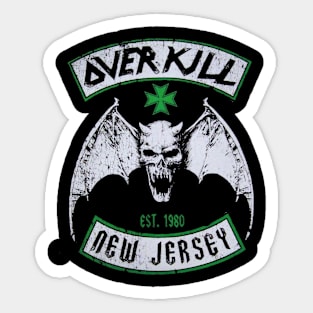 Overkill Band new 4 Sticker